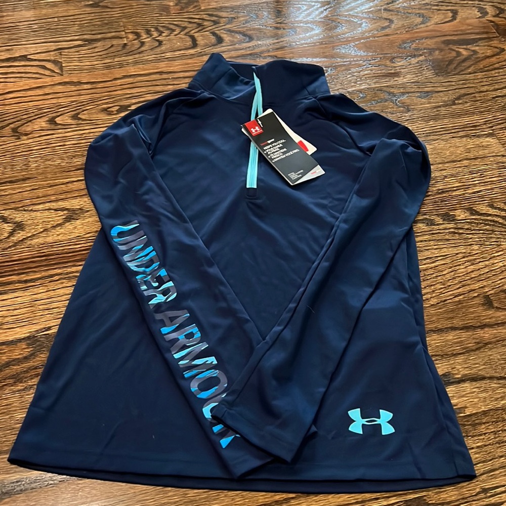 Under Armour Girls Shirt headgear size M